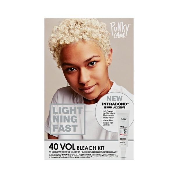 Punky Intrabond 40 Vol Bleach Kit Acción decolorante rápida para un cabello más brillante