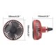 thumbnail image 4 of Car Fan with Ambient Light 12V-24V USB Car Fan 3 Wind Speed A/C Vent Clip Fan 360 Degree Rotatable Portable Fan, 4 of 5