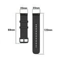 thumbnail image 4 of For Garmin Venu Sq 20mm Solid Color Silicone Watch Band, 4 of 4