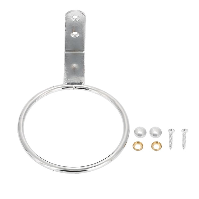 Soporte para secador de pelo de acero inoxidable galvanizado para salón, soporte para secador de manos libres