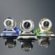 thumbnail image 1 of Asiento de perfume de cristal para coche con reloj | Ambientador recargable de 10 ml | Elegante diseño decorativo de cristal | Base estable | Azul Multicolor | 8x8x9cm | Fácil instalación, 1 of 9
