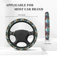 thumbnail image 5 of Fotbe Tropical Vacation Essentials for Steering Wheel Cover Universal 15 in Car Accessories for Men Women,Steering Wheel Protector Comfortable Protective Case for SUV Sedan Decor, 5 of 8