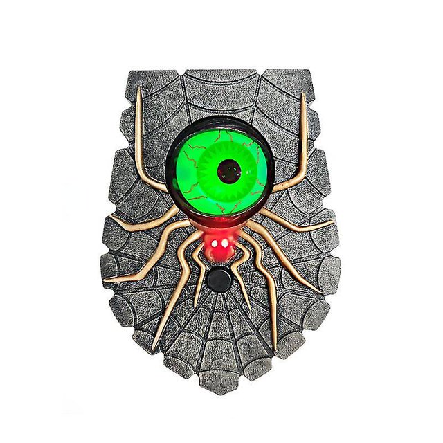 Timbre de Halloween JINMJMXG Decoraciones para Exteriores Iluminación Globo Ocular Rodante