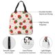 thumbnail image 4 of Easygdp Strawberry Floral Bolsa Térmica Premium - Tela Oxford Impermeable, Gran Capacidad, Bolsillo Frontal, Unisex para Trabajo, Escuela, Actividades al Aire Libre y Picnics, 4 of 8
