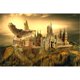 thumbnail image 1 of (SZX-C763-2) Hilo algodón ecológico para bordado 11CT 3 hebras tela blanca 50*35cm Kit la serie Academy at Dusk Cross Stitch Landscape, 1 of 8
