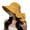 Yellow, variant on Large Brim Sun Hats for Women, UV Protection UPF 50+ Outdoor Travel Foldable Wide Brim off Cap, Summer Beach Cap with Neck Flap, Beach Bow Decors Summer Visors Hat, Black