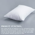 thumbnail image 5 of 2 Pack 14" x 20" Microfiber Toddler Pillowcases with Envelope Closure, Soft and Breathable Small Pillow Covers for Travel, White, ( Pillow not included ), 5 of 5