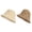 Beige & Khaki, variant on Women's Summer Breathable Hollow Crochet Bucket Hat Wide Brim Sun Protection Knit Beach Cap Foldable Shapeable Wire Brim Adjustable 55-60cm Beige