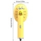 thumbnail image 5 of Máquina de planchar de plástico, portátil, de mano, con Cable, plancha para eliminar arrugas, para interiores y exteriores, para dormitorio, Accesorios para electrodomésticos Amarillo 110V Bearachild HA061153-04B, 5 of 6