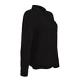 thumbnail image 3 of Camisa George para Mujer, Camisera Hombro Caído, Bolsa de Parche Manga Larga Negro Talla G, 3 of 4