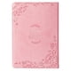 thumbnail image 2 of Diario de cuero rosa Christian Art Gifts Jeremías 29:11 Cuaderno inspirador 240 Páginas 6 x 8.5 x .8 pulg, 2 of 3
