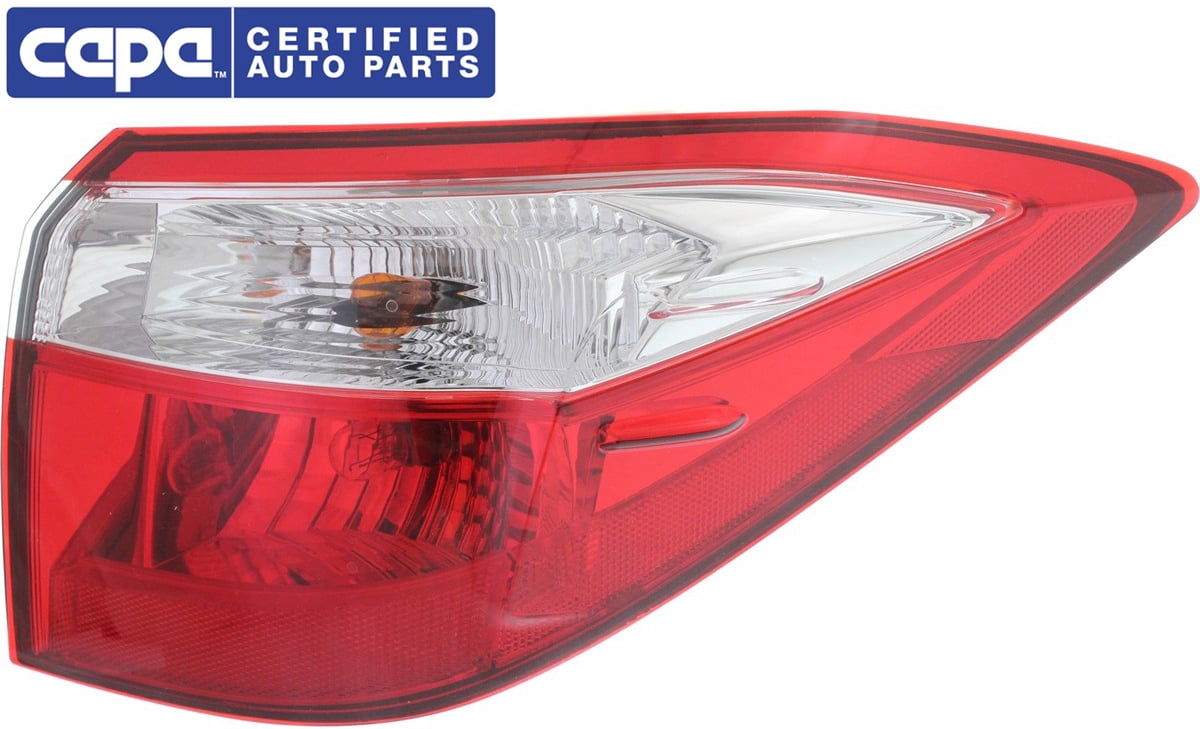 Tail Light Compatible With 2014-2016 Toyota Corolla Right Passenger With bulb(s) CAPA Certified