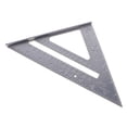 thumbnail image 3 of 7 Pulgadas Regla Triángulo de Aluminio Cuadrado de Carpintería Herramientas de Medición de Encuadre Sunnimix Regla triangular de aleación de aluminio de 7 pulgadas, 3 of 8