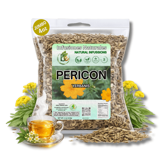 PERICON - Pericon (Yerbanis) Herbal Tea 4 oz, 100% All Natural Fresh Tea- vegan-raw Beverage