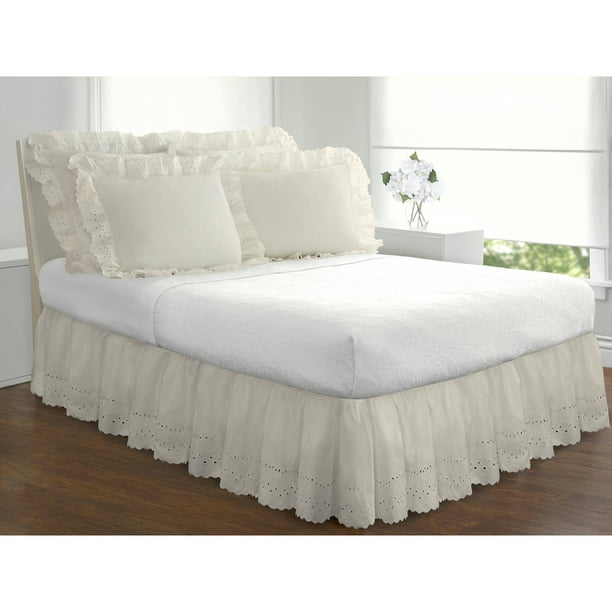Fresh Ideas Ruffles Eyelet Collection, bed skirts and shams sold ...
