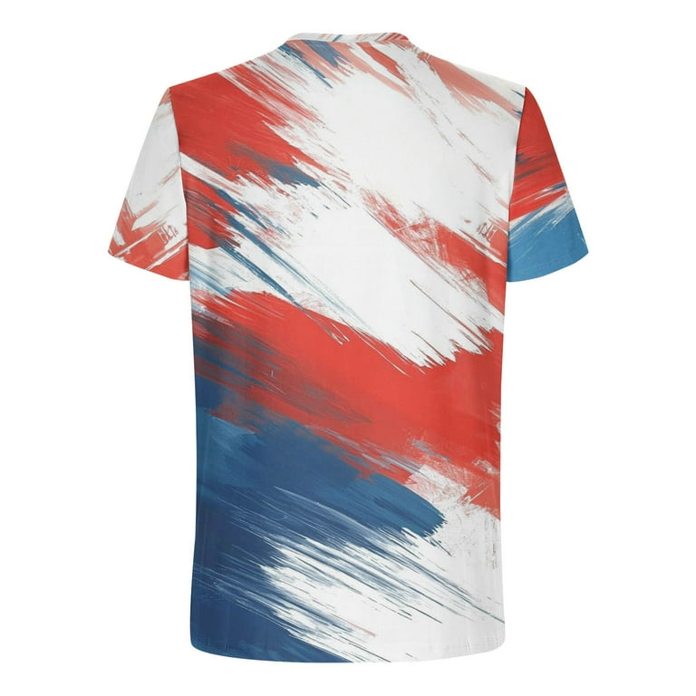 SEAOPEN Deals Big and Tall Patriotic Shirts Walmart 4th of July