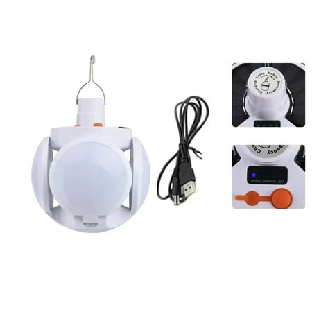 

Clearance! Meiiso Football Lights Small Book Lamp Premium Home Appliances Light Led Lightweight Usb Rechargeable Flashlight Lamp Super Bright Outdoor Emergency Tent Folding Bulb 2 Lights White