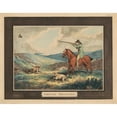 thumbnail image 2 of Samuel Howitt 18x15 Black Ornate Wood Framed Double Matted Museum Art Print Titled - Grouse Shooting (1796), 2 of 5