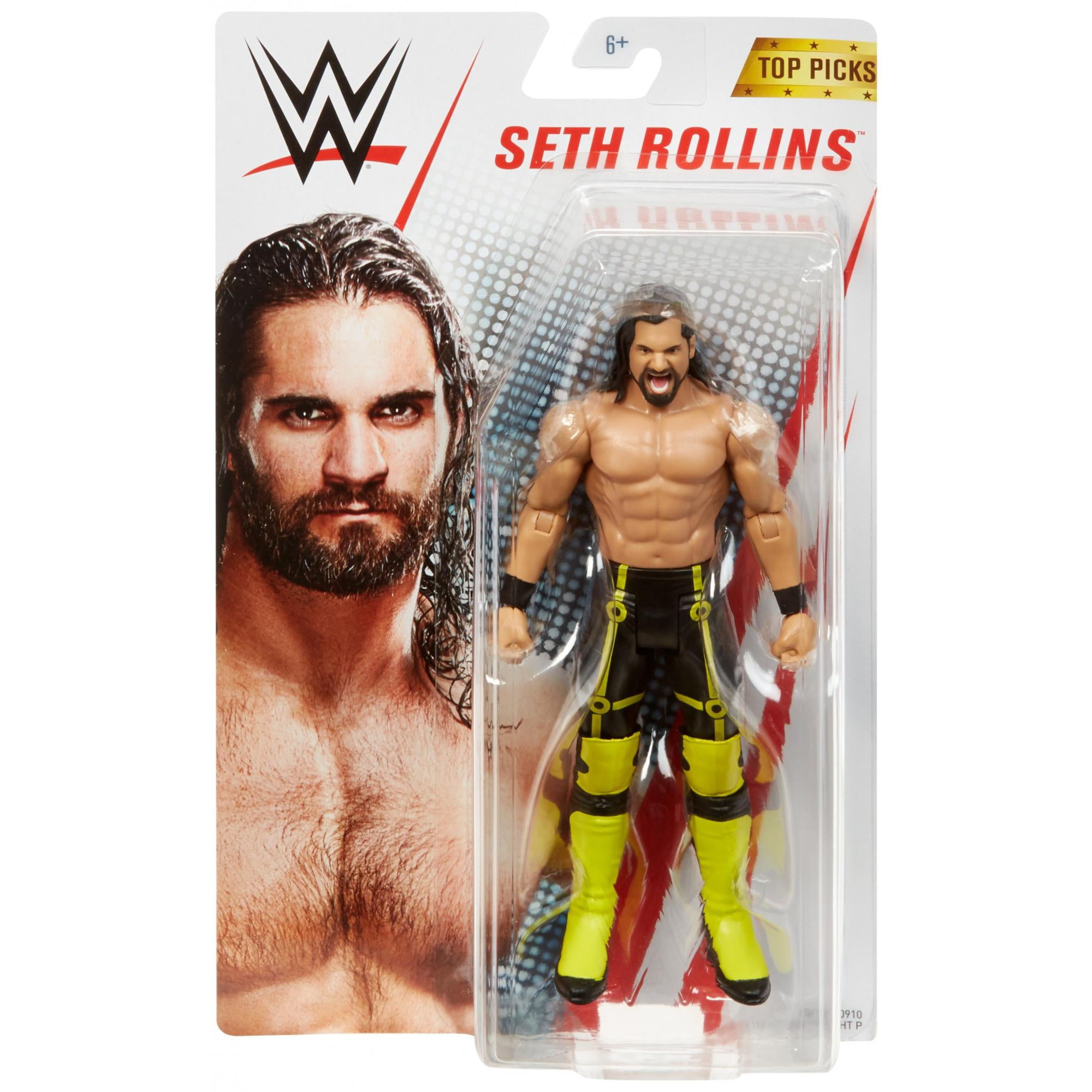 WWE Mattel Elite 1 Custom Seth Rollins Burn It Down Shirt for Wrestling Figure 