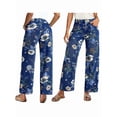 thumbnail image 2 of Floral Print Wide Leg Pants for Women Trendy Mid Rise Boho Ankle Cute Jeans S, 2 of 9