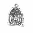 thumbnail image 1 of Sterling Silver 24" 1.2mm Box Chain 3D Old Vintage Music Record Jukebox Pendant Necklace, 1 of 2