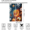 thumbnail image 2 of Boys Sports Kids Curtains for Bedroom, Fire Basketball Football Soccer 3D Ball Window Treatments for Living Room,Teen Boys Girls Room Decor Drapes 2 Panel Sets,42x63 Inch, 2 of 6