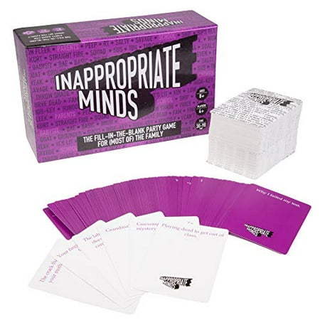 Inappropriate Minds - Fill-in-The-Blank Party Game for (Most of) The Family - 60 Question and 199 Answer (Best Newlywed Game Questions)