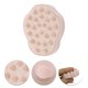 thumbnail image 3 of Cepillo de champú para cabello en forma de flor 1 Pc Unique Bargains para masaje del cuero cabelludo 3.74"x3.15"x2.76" Rosa claro, 3 of 6