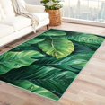 thumbnail image 1 of Tropical Leaf Rug Indoor - Tropical Leaf Rug & Home Decor, 2x3 Area Rug, Green Leaves Rugs for Entryway, Washable Non Slip Soft Low Pile Small Indoor Door Mat, Green Plant Carpet & Room Decorations, 1 of 7