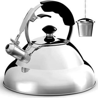 DOITOOL Tea Kettle Stovetop with Infuser - Stainless Steel Black Tea Pots  for Stove Top - Kettle Water Boiler with Anti-scalding Handle for Tea,  Coffee, Milk（About 5.5 Liters） - Yahoo Shopping