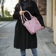 thumbnail image 2 of MKF Collection Devorah Women’s Signature Printed Vegan Leather Tote Bag by Mia K - Brown, 2 of 8