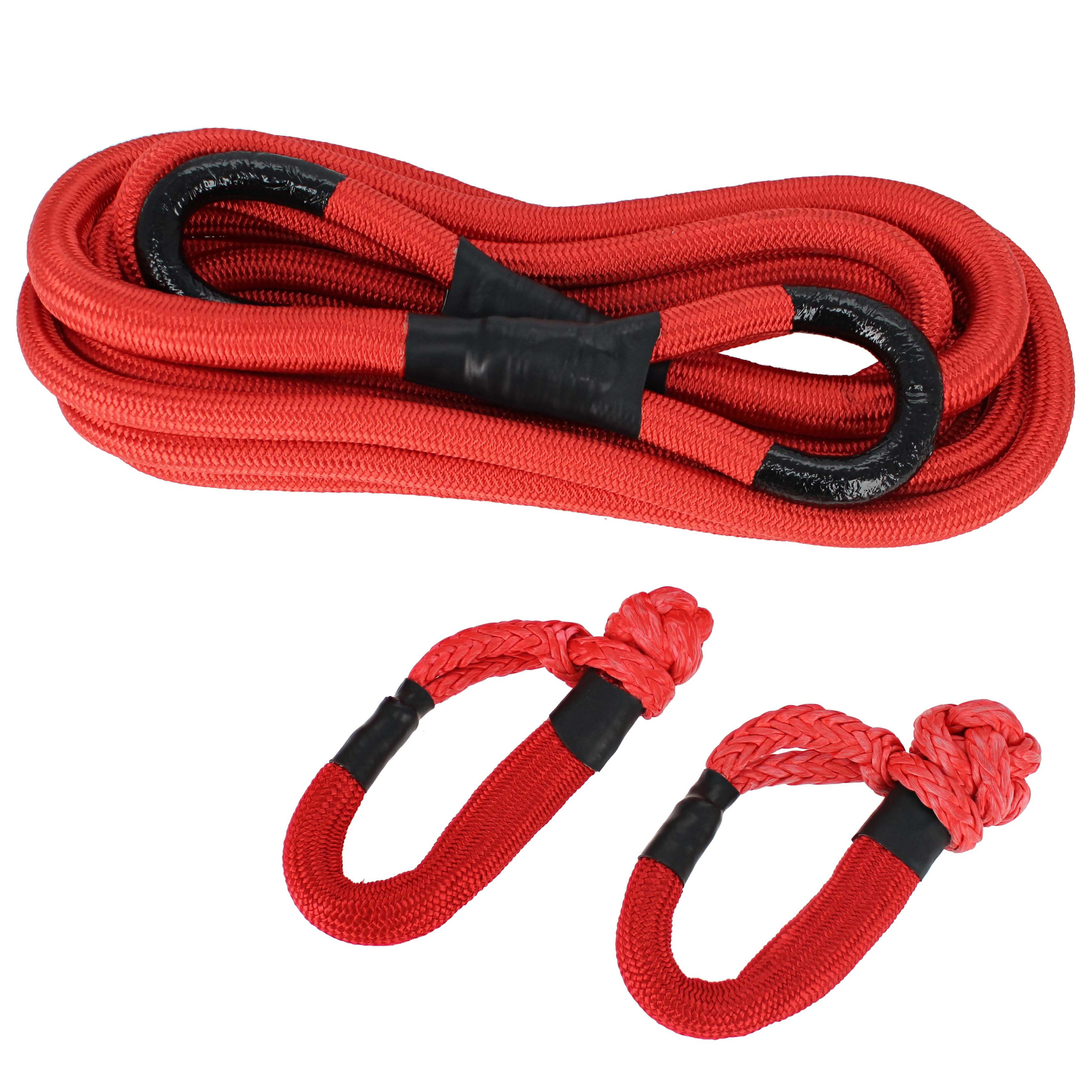 ABN 7/8inx30ft Tow Rope Recovery Strap and Soft Shackle