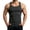 Dark Gray, variant on JTSRKL Ribbed Tank Tops for Men Slim Fit Sleeveless Textured Lightweight Breathable Shirts Stretchy Summer Training Beach Soft Fit Wear Tees