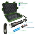 thumbnail image 6 of LED Zoomable Pro Flashlight & Retractable COB Work Lite Lantern Combo - CREE L2 LED Ultra Bight Light, Magnetic Base, Weather Resistant, Military Tough Design & Pocket Size Torch, 6 of 8