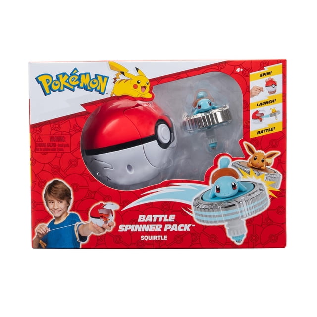 Paquete individual de Jazwares Pokémon Squirtle de Battle Spinner