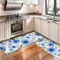 thumbnail image 3 of Kitchen Rugs Sets Of 2,Pioneer Flower Floral Print Pattern Anti Fatigue Kitchen Mat Rugs Non Slip Washable,Decorative Kitchen Floor Mats for Kitchen,Sink,Laundry,17"X47", 3 of 5