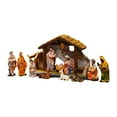 thumbnail image 7 of Shoreew Nativity Scene Set Stable Resin Christmas Manger Figurines for Home Decor Holiday Tabletop Display Gifts, 7 of 7