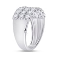 thumbnail image 2 of Diamond Princess 14kt White Gold Womens Round Diamond Anniversary Band Ring 2 Cttw, 2 of 4