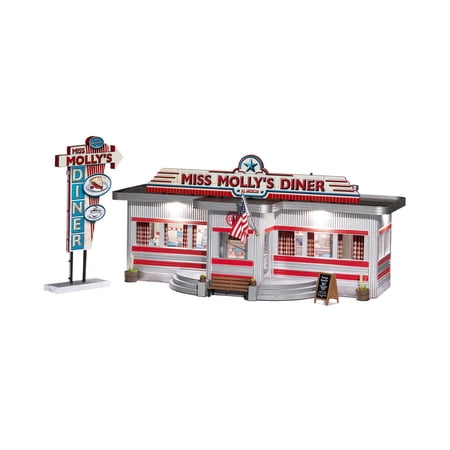 Woodland Scenics O Scale Built-Up Building/Structure Miss Molly's Diner