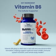 1MD Nutrition MultiVitMD Daily Multivitamin for Adults 50+ | 19 Essential Vitamins & Minerals | Supports Healthy Aging & Immune Health | 30 Capsules
