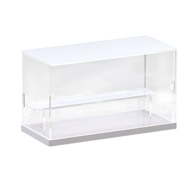 Yinanstore Display Stand Dustproof Storage Holder for Doll Action Figures Model Organizing Toys , 2 Tier Type 1 2 Tier