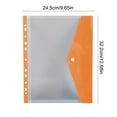 thumbnail image 3 of A4 Loose Leaf File Pouch, 11-Hole File Pouch, Transparent Document Storage Bag, Color Label Design + Durable Material, Ideal for Office Use, Organizing Documents, Paper Storage Solutions | File Organ, 3 of 9