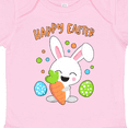 thumbnail image 4 of Inktastic Happy Easter Bunny with Eggs and Carrot Boys or Girls Baby Bodysuit, 4 of 5