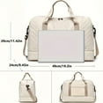 thumbnail image 5 of Deluxe Large Capacity Duffel Bag - Multi-functional shoulder and crossbody tote bag with wet and dry pockets and double side pockets for travel and fitness, 5 of 7