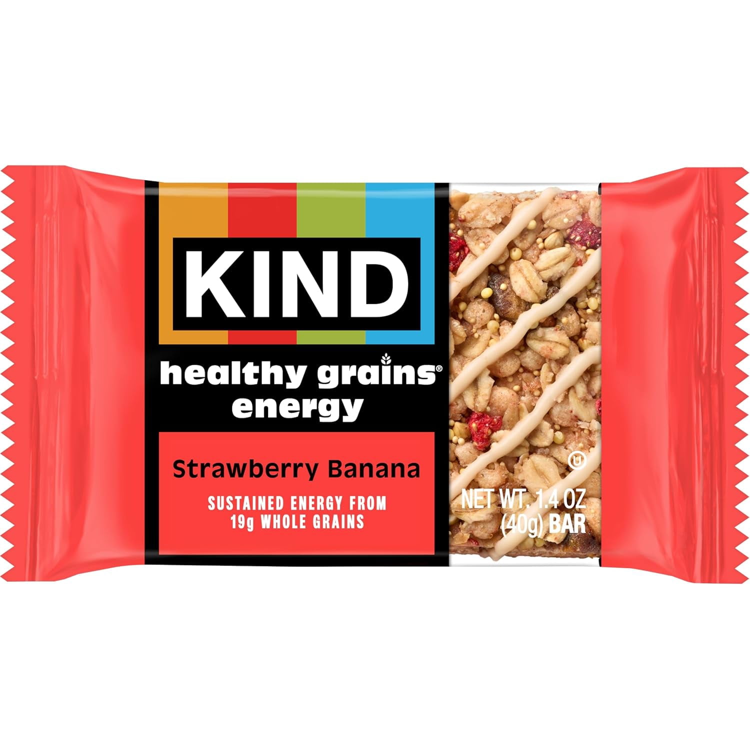 (Pack of 8) KIND Bar Strawberry Banana Energy 5 Ct 7.1 Oz