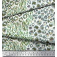 thumbnail image 3 of Soimoi Poly Georgette Fabric Leopard Animal Skin Print Fabric by the Yard 42 Inch Wide, 3 of 3