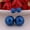 C: Royal Blue, variant on 10 Pairs Fashion Pearl Double Side Two Ball Front and Back Post Earring Ear Stud-F: Peach Pink
