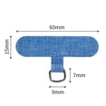 thumbnail image 2 of 5Pcs NEW  Detachable Replacement Phone Hanging Cord Patch Tether Pad Phone Anti-lost Lanyard Nylon WHITE, 2 of 8