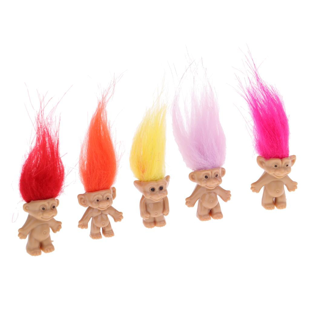 Lots 30 Troll Dolls Doll Miniature Action Figures KIds Toy Collectable Dolls 
