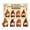 AUTUMN, variant on Tiny 3D Beaded CUTE COTTAGE WITCH Gnome DIY Kit, 4-Piece Cute Forest Gnome Beading Set, Handmade Bead Art Kit, Decor Gift for Craft Lovers Adults Teens